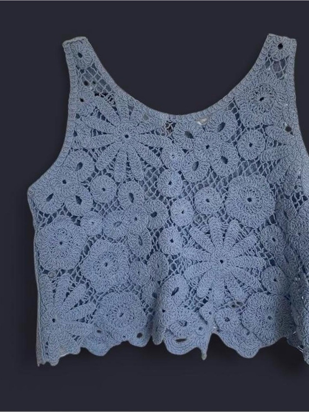Yaira Cute blue floral top